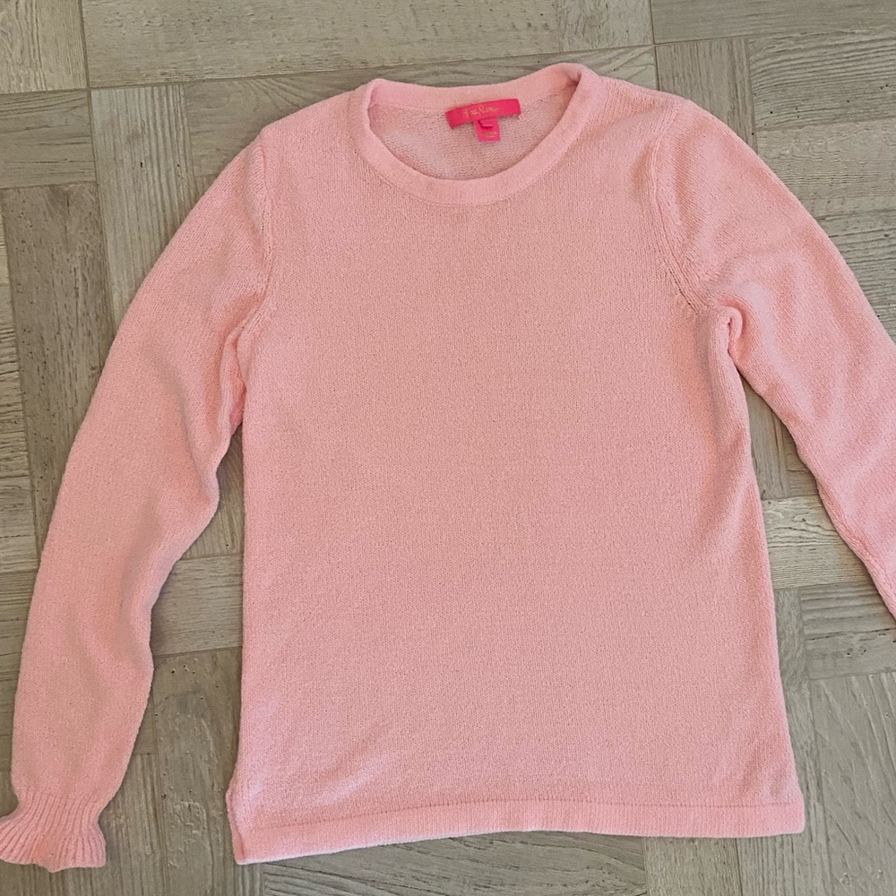 Lilly Pulitzer Soft Pink Crew Neck Sweater